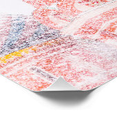 吹雪の中の聖バジル大聖堂 ポスター (コーナー)