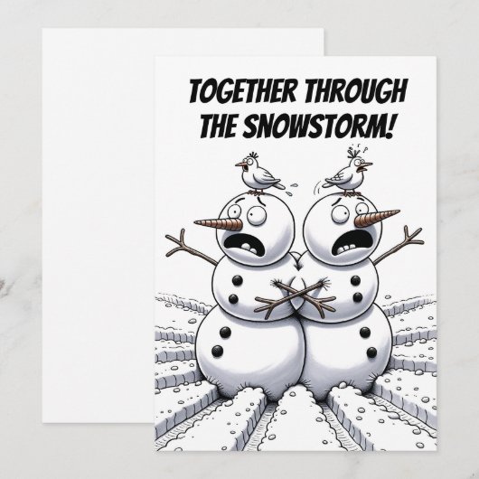 吹雪の中、共に！ シーズンカード (正面/裏面)