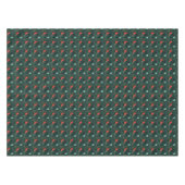 吹雪の冬の（鳥）ショウジョウコウカンチョウ – 拡張 テーブルクロス (正面(横))