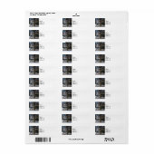 吹雪の後の家 ラベル (フルシート)