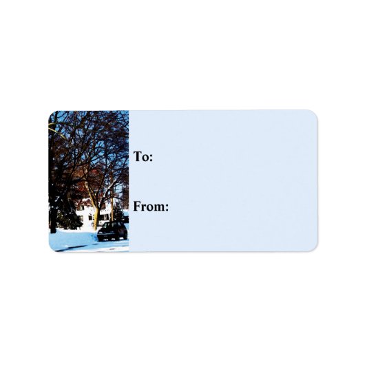 吹雪の後 ラベル (正面)