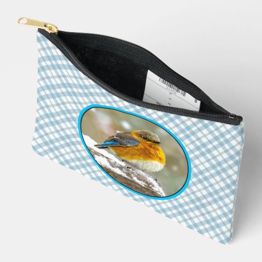 吹雪の東ブルーバードのオリジナル写真 アクセサリーポーチ (見開き)