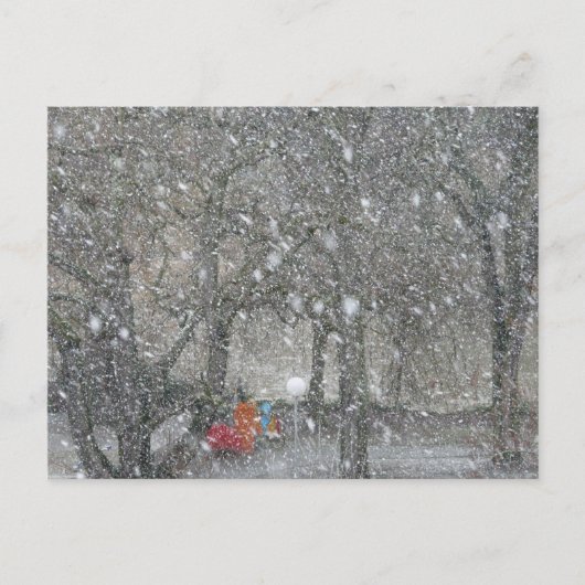 吹雪の森 ポストカード (正面)