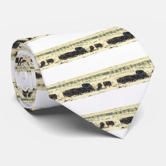 吹雪の牛 ネクタイ (ロール)