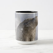 吹雪の白くま ツートーンマグカップ (中央)