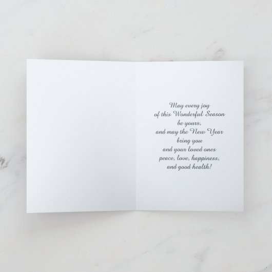 吹雪マディソン・スクエア。ファインアート シーズンカード (内部)