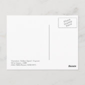 吹雪マディソン・スクエア。ファインアート ポストカード (裏面)