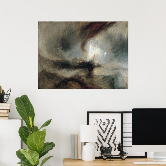 吹雪 ポスター (ホームオフィス)