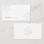 吹Maple Leaf表番カード プレイスカード (正面/裏面)