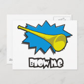 吹ME（ブブゼラ） ポストカード (正面/裏面)