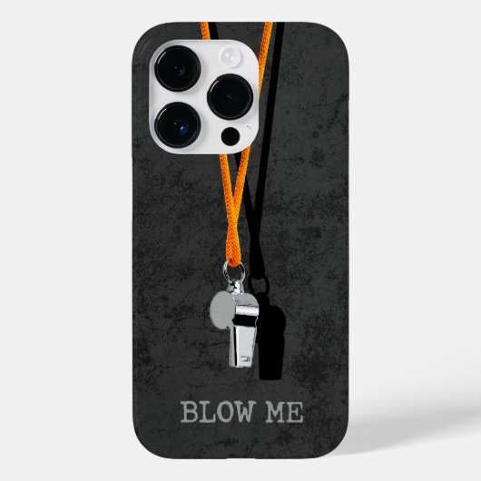 吹Me (Refs)ケース – 一致iPhoneケース Case-Mate iPhoneケース (裏面)