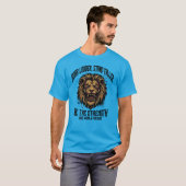 吼えろ ライオンTシャツ - 国家の強さ Tシャツ (正面フル)