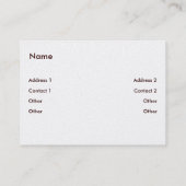 呉州ビジネスカード 名刺 (裏面)