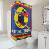 告げるヴィンテージの魔法使いの幸運Oracleを惑わします シャワーカーテン (インサイチュ)