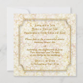 告別式の招待の発表の記憶 招待状 (裏面)