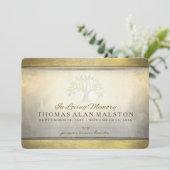 告別式の招待状金生命の樹 招待状 (スタンド正面)