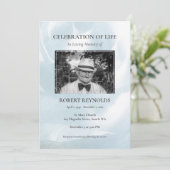 告別式の発表 招待状 (スタンド正面)