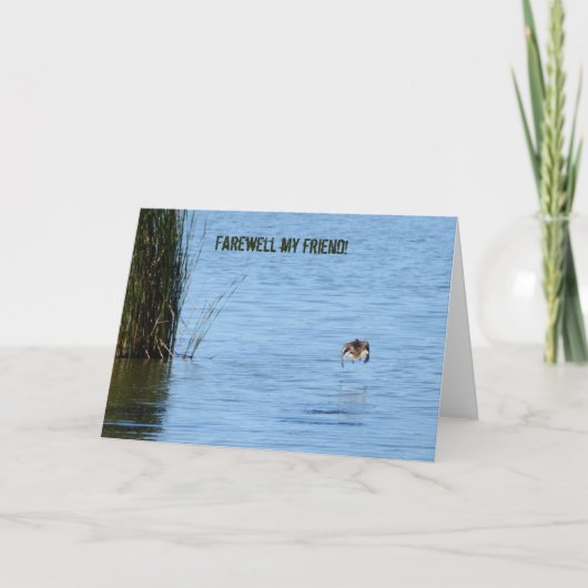 告別私の友人 カード (正面)