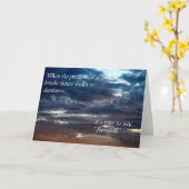 告別 カード (黄色い花)