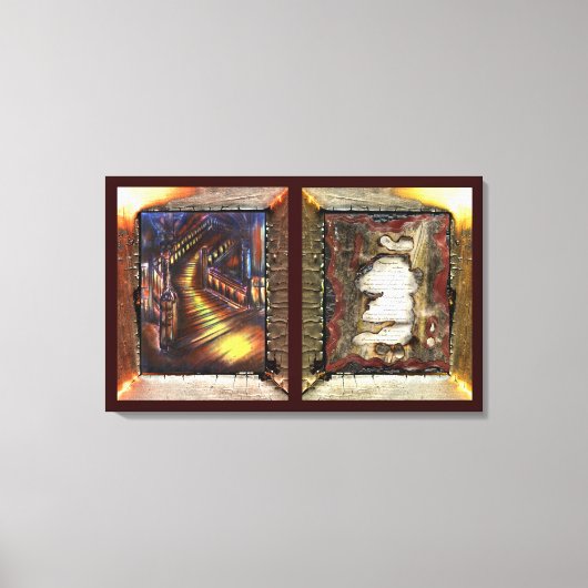 告白と光の階段 キャンバスプリント (正面)