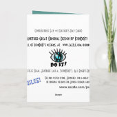 告白#1 (父の日用カード) カード (裏面)