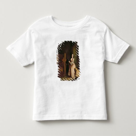 告白、c.1755 (キャンバスの油) トドラーTシャツ (正面)
