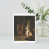 告白（The Confession）、1755年頃（キャンバス上に油彩） ポストカード (スタンド正面)