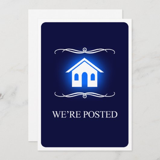 告知が出た 案内状 (正面/裏面)