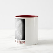 告知のカットシーン#1のコーヒー・マグ ツートーンマグカップ (中央)