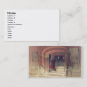 告知の神社、ナザレ、4月20日1日 名刺 (正面/裏面)