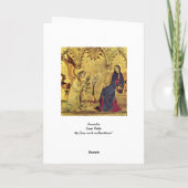 告知の13世紀 カード (裏面)