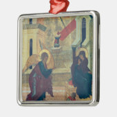 告知を描写するアイコン メタルオーナメント (左)