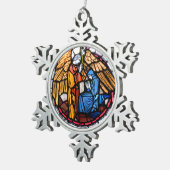 告知オーナメント スノーフレークピューターオーナメント (右)