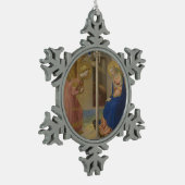 告知1425-8年 スノーフレークピューターオーナメント (左)