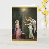 告知、 カード (黄色い花)