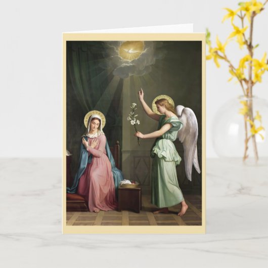 告知、 カード (黄色い花)