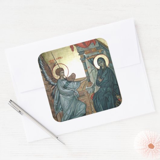 告知 スクエアシール (封筒)