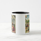 告知(パネルの油) 2 マグカップ (中央)