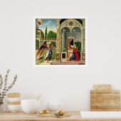 告知(パネル上の油) 2 ポスター (キッチン)