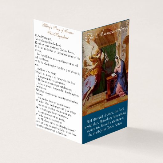 告知(1) -祈りの言葉カード 名刺 (外部)