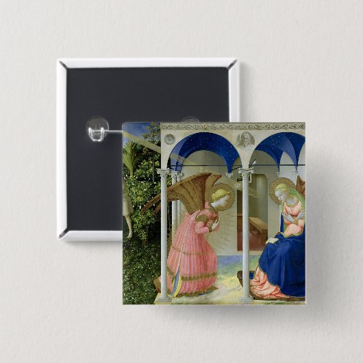 告知、c.1430-32 缶バッジ (正面&裏面)