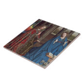 告知、c. 1434年- 36 (キャンバスの油) タイル (側面)