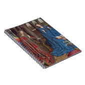 告知、c. 1434年- 36 (キャンバスの油) ノートブック (右側)