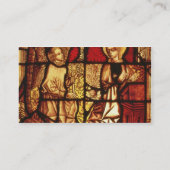 告知、Gを描写するステンドグラス窓 名刺 (裏面)