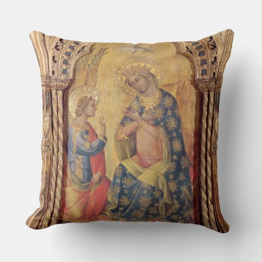 告知(polyptych) (パネルの油の一部分 クッション (正面)