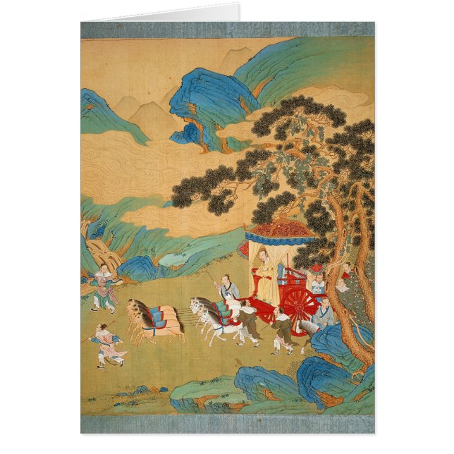 周の王朝の皇帝Mu Wang (正面)
