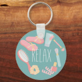 周リラックススパ キーホルダー (正面)