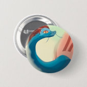 周世洞日本の羅神話竜巻 缶バッジ (正面&裏面)