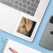 周回する火星。 シール (ノートパソコンとiPhone)