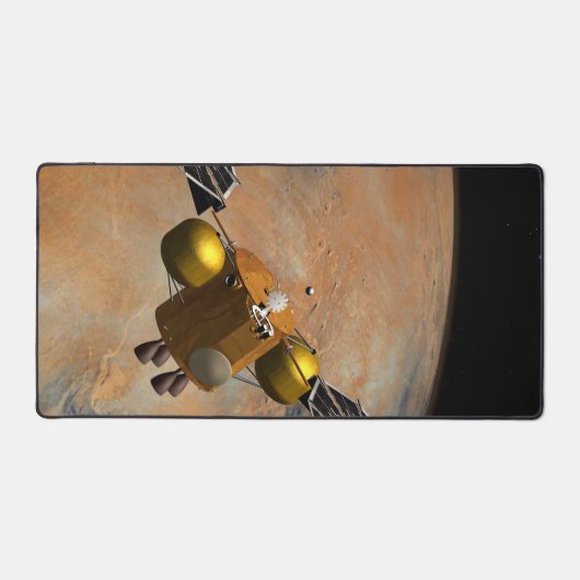 周回する火星。 デスクマット (正面)